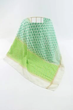 Contrast Green Print Scarf -Fashion Clothing Accessories Store carraig donn contrast green print scarf 451382