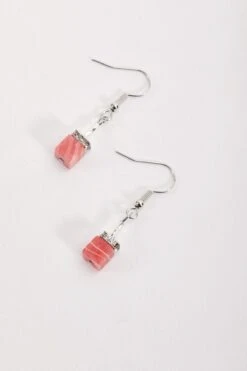 Fashion Clothing Accessories Store 38 Coral Beaded Earrings