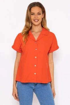 Coral Camp Collar Shirt -Fashion Clothing Accessories Store carraig donn coral camp collar shirt 421610