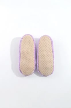 Cosy Knit Slipper Socks In Lilac -Fashion Clothing Accessories Store carraig donn cosy knit slipper sock 212333