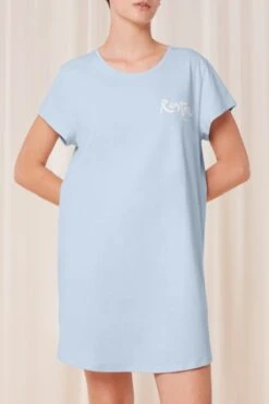Triumph Cotton Nightdress In Blue