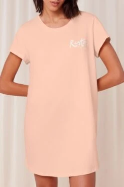 Triumph Cotton Nightdress In Peach