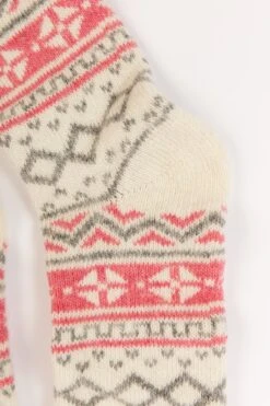 Cream Fairisle Cosy Socks In Box -Fashion Clothing Accessories Store carraig donn cream fairisle cosy socks in box 481452