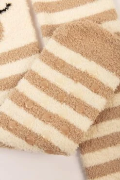 Cream Fluffy Boxed Slipper Socks -Fashion Clothing Accessories Store carraig donn cream fluffy boxed slipper socks 105406