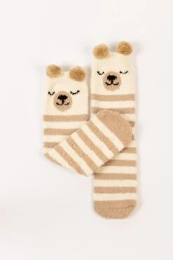 Cream Fluffy Boxed Slipper Socks -Fashion Clothing Accessories Store carraig donn cream fluffy boxed slipper socks 346705