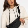 Crescent Shape Crossbody In Black -Fashion Clothing Accessories Store carraig donn crescent shape crossbody in black 581278