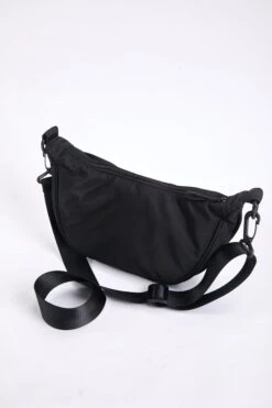 Crescent Shape Crossbody In Black -Fashion Clothing Accessories Store carraig donn crescent shape crossbody in black 648140