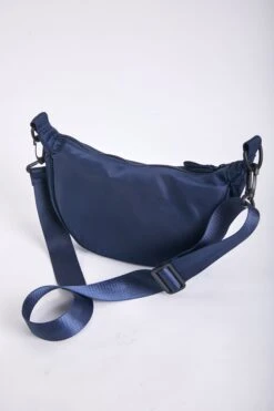 Crescent Shape Crossbody In Navy -Fashion Clothing Accessories Store carraig donn crescent shape crossbody in navy 357286