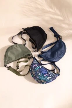 Crescent Shape Crossbody In Navy -Fashion Clothing Accessories Store carraig donn crescent shape crossbody in navy 670064