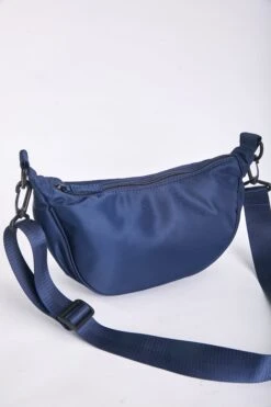Crescent Shape Crossbody In Navy -Fashion Clothing Accessories Store carraig donn crescent shape crossbody in navy 820381