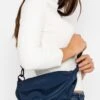 Crescent Shape Crossbody In Navy -Fashion Clothing Accessories Store carraig donn crescent shape crossbody in navy 958018