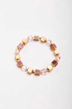 Cube Beaded Bracelet