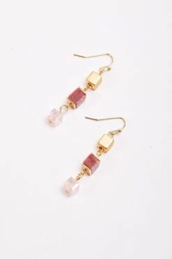Cube Beaded Earrings