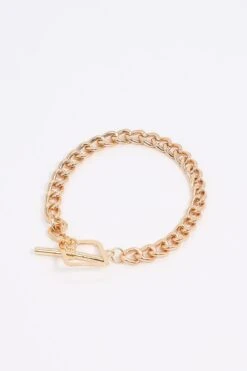 Curb T-Bar Bracelet
