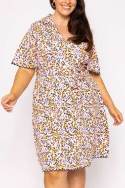 Vero Moda Curve Curve - Ariella Dress In Multi -Fashion Clothing Accessories Store carraig donn curve ariella dress in multi 410163