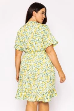 Vero Moda Curve Curve - Henna Dress In Green -Fashion Clothing Accessories Store carraig donn curve henna dress in green 670305