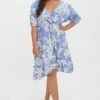 Vero Moda Curve Curve - Lexie Dress In Blue Print