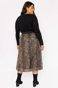 Vero Moda Curve Curve - Nala 7/8 Skirt In Animal Print -Fashion Clothing Accessories Store carraig donn curve nala 78 skirt in animal print 217208