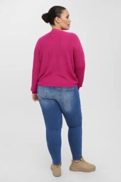 Vero Moda Curve Curve - Tulex Cardigan In Berry -Fashion Clothing Accessories Store carraig donn curve tulex cardigan in berry 212465