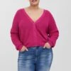 Vero Moda Curve Curve - Tulex Cardigan In Berry -Fashion Clothing Accessories Store carraig donn curve tulex cardigan in berry 519097