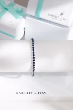 Dakota Sapphire Tennis Bracelet -Fashion Clothing Accessories Store carraig donn dakota sapphire tennis bracelet 753981