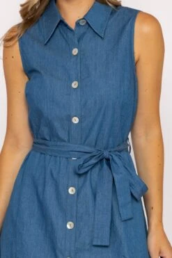 Denim Knee Length Shirt Dress 23 Denim Knee Length Shirt Dress -Fashion Clothing Accessories Store carraig donn denim knee length shirt dress 323492