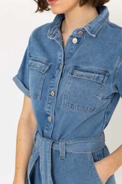 Denim Playsuit -Fashion Clothing Accessories Store carraig donn denim playsuit 578972