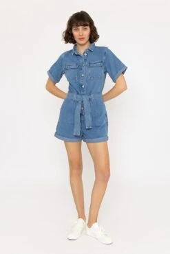Denim Playsuit -Fashion Clothing Accessories Store carraig donn denim playsuit 886850