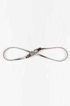 Diamante D Clasp Stretch Belt In Silver -Fashion Clothing Accessories Store carraig donn diamante d clasp stretch belt in silver 776434