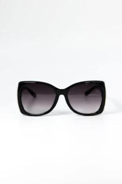 Diamante Oversized Sunglasses In Black -Fashion Clothing Accessories Store carraig donn diamante oversized sunglasses in black 779424