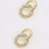 Double Circle Earrings 2 Double Circle Earrings -Fashion Clothing Accessories Store carraig donn double circle earrings 420592