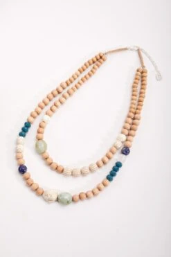 Double Layered Beaded Necklace