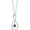 Blue Stone Droplet Pendant 1 Blue Stone Droplet Pendant -Fashion Clothing Accessories Store carraig donn droplet pendant with blue stone 904798