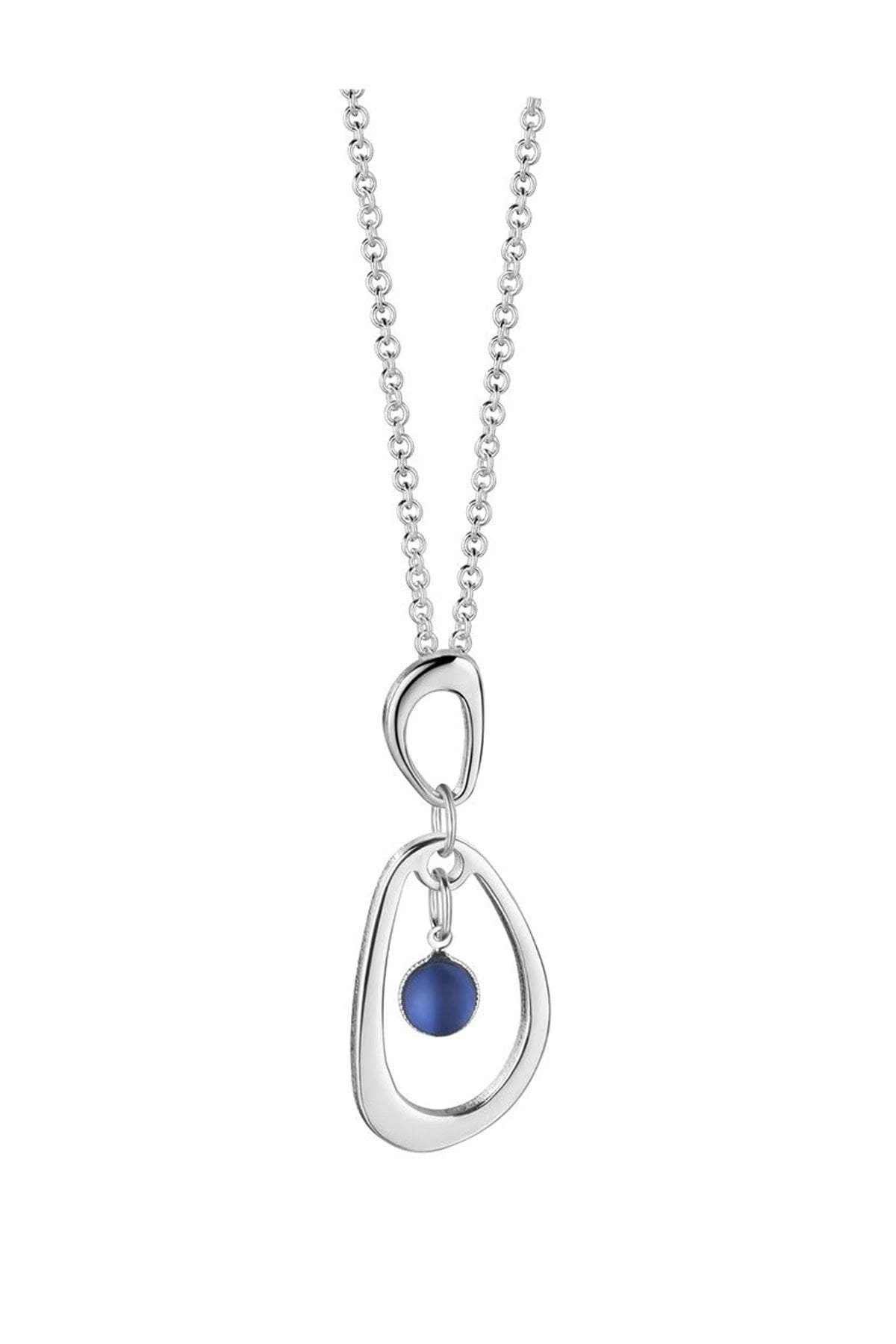 Blue Stone Droplet Pendant 3 Blue Stone Droplet Pendant
