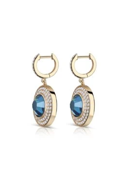 Earrings With Montana Stone -Fashion Clothing Accessories Store carraig donn earrings with montana stone 122132