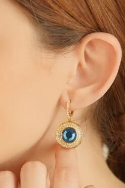 Earrings With Montana Stone