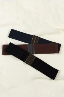 Elasticated Belt In Coffee -Fashion Clothing Accessories Store carraig donn elasticated belt in coffee 820802