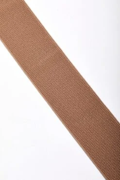 Elasticated Brown Belt -Fashion Clothing Accessories Store carraig donn elasticated brown belt 154702