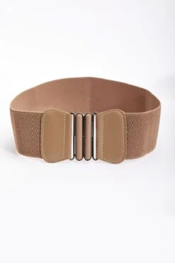 Elasticated Brown Belt
