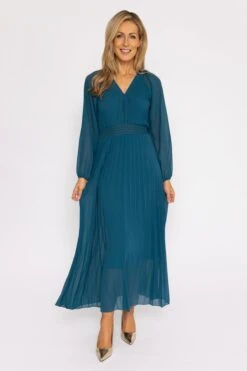 Eleanor Midi Dress In Teal -Fashion Clothing Accessories Store carraig donn eleanor midi dress in teal 186261