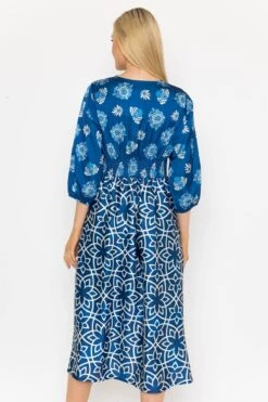 Eliza Midi Dress In Navy -Fashion Clothing Accessories Store carraig donn eliza midi dress in navy 153407