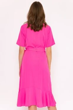 Ella Midi Dress In Fuchsia -Fashion Clothing Accessories Store carraig donn ella midi dress in fuchsia 185580