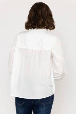 Embroidered Blouse In Ecru -Fashion Clothing Accessories Store carraig donn embroidered blouse in ecru 673028