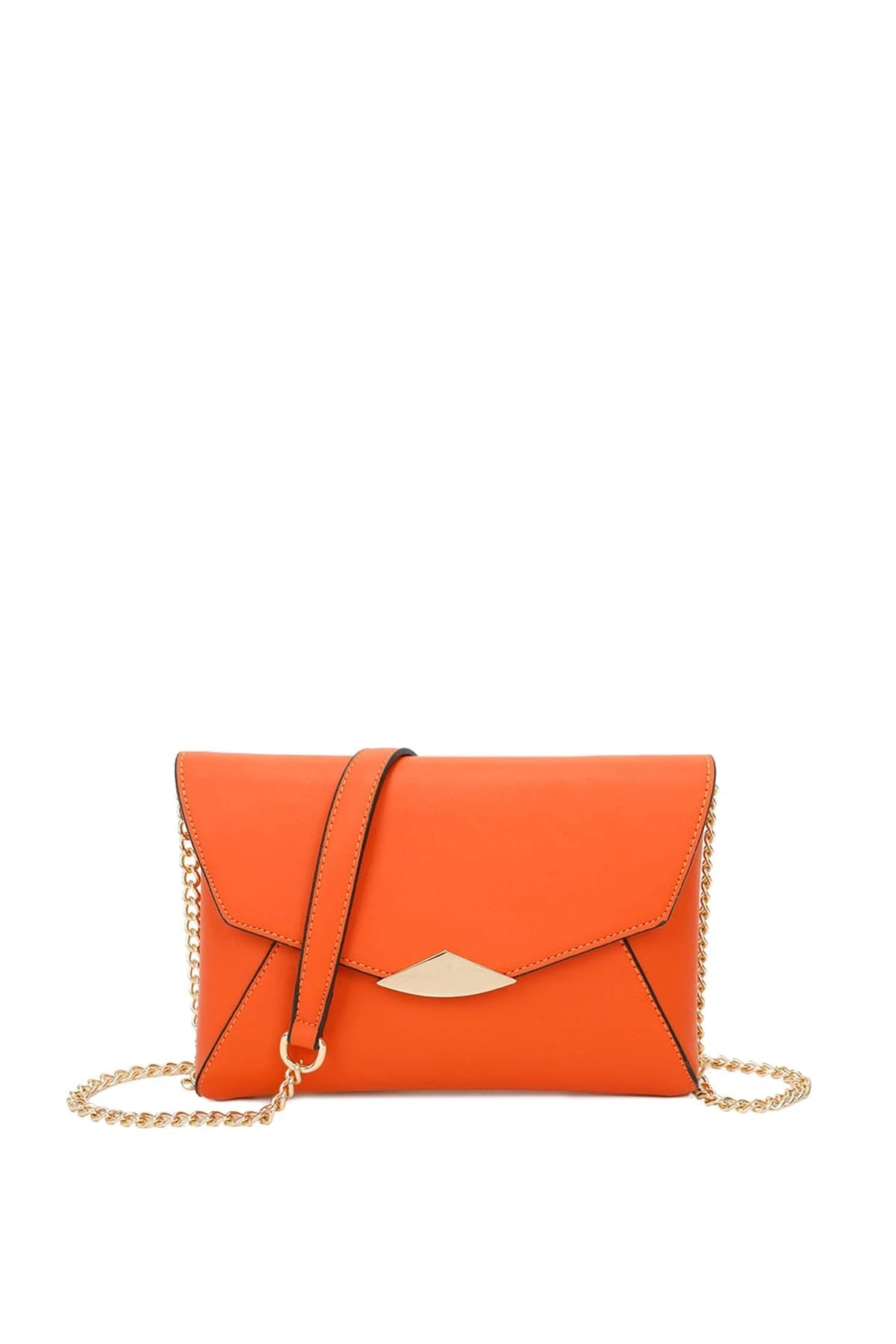 Envelop Clutch In Orange 3 Envelop Clutch In Orange