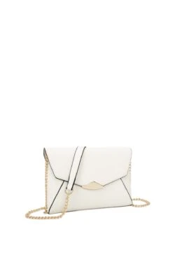 Envelop Clutch In White -Fashion Clothing Accessories Store carraig donn envelop clutch in white 665112