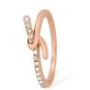 Eternal Knot Ring In Rose Gold - Size 7 2 Eternal Knot Ring In Rose Gold - Size 7 -Fashion Clothing Accessories Store carraig donn eternal knot ring in rose gold size 7 622709