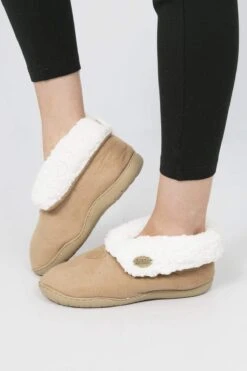 Faux Suede Adult Slipper Boots -Fashion Clothing Accessories Store carraig donn faux suede adult slipper boots 231812