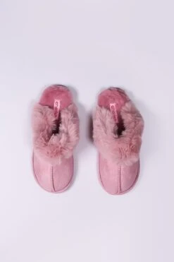 Faux Suede Mule In Pink -Fashion Clothing Accessories Store carraig donn faux suede mule in pink 192810