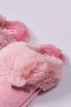 Faux Suede Mule In Pink -Fashion Clothing Accessories Store carraig donn faux suede mule in pink 961718