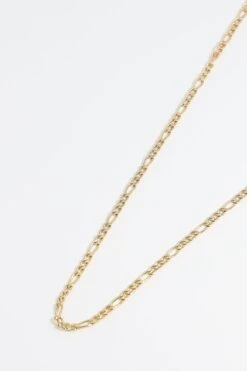 Figaro Link Necklace In Gold -Fashion Clothing Accessories Store carraig donn figaro link necklace in gold 355889